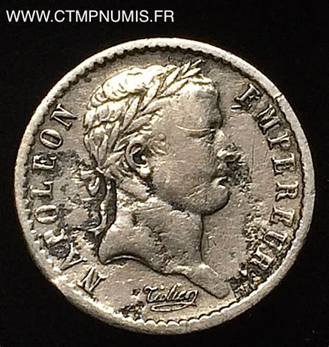 DEMI FRANC ARGENT NAPOLEON I TETE LAUREE REPUBLIQUE FRANÇAISE 1808 MA