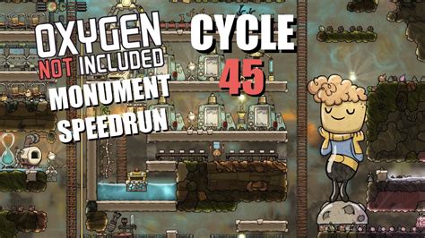 Oxygen Not Included Monument Speedrun Oceania Launch Upgrade In