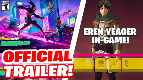 Fortnite Season 2 Official Teaser Trailer Eren Yeager In Game Youtube