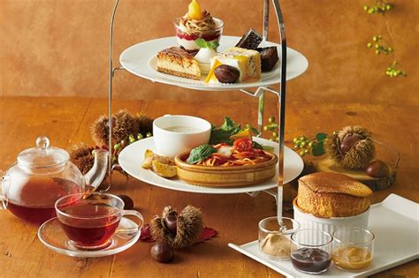 スフレを楽しむ梅田阪神限定の「アフタヌーンティーセット」が秋の味わいで登場 Afternoon Tea