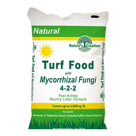 Natures Creation Turf Food With Mycorrhizal Fungi Johnson Feed