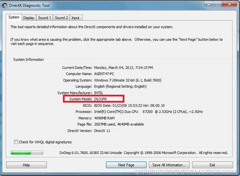 Checking Motherboard Model Of Your Computer Rushinformation