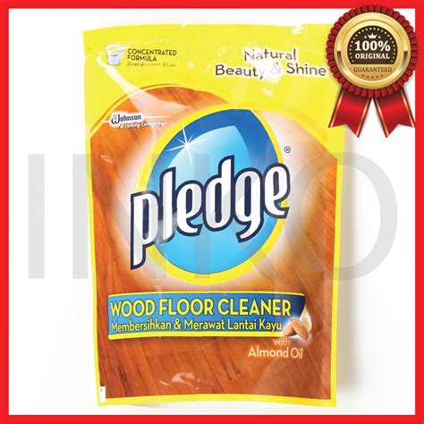 Pledge Pembersih Lantai Kayu Wood Floor Cleaner Pouch 400ml Shopee