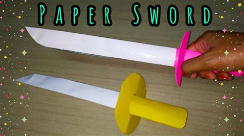 How To Make A Paper Sword Easy And Fast Origami Sword Sweety