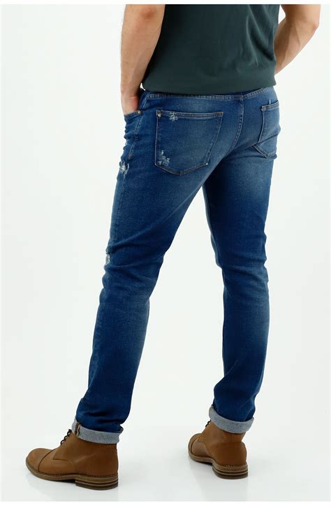 Venta Jeans Bota Recta Hombre En Stock