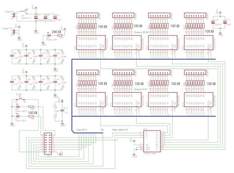 8x8x8 Rgb Led Cube Schematic