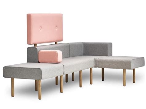 Modular bench GUFY By TON design Sam Sannia