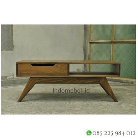 Meja Tamu Minimalis Kayu Jati Murah Indomebel Id