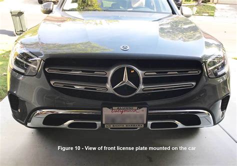 Mercedes Benz Glc No Drill Front License Plate Holder