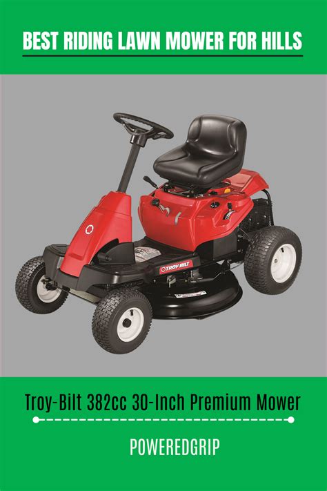 Image Of Troy Bilt 382cc 30 Inch Premium Mower Best Riding Lawn Mower