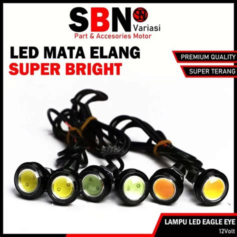 Lampu Led Mata Elang Drl Led Eagle Eye Mm Baut Lampu Mata Elang