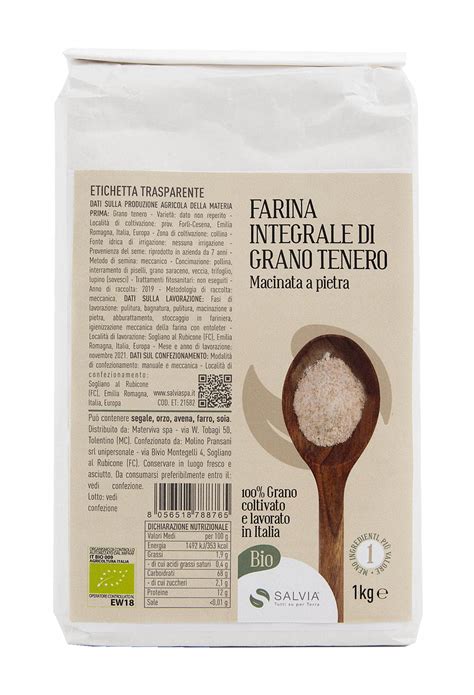 Farina Integrale Di Grano Tenero Bio SALVIA Tutti Su Per Terra