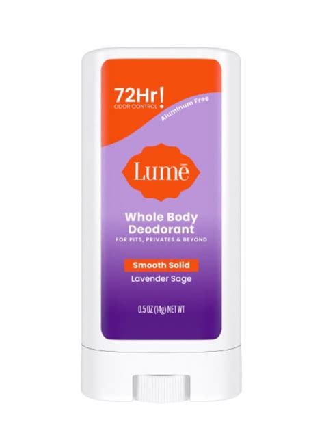 Lume Smooth Solid Deodorant Stick Whole Body Deodorant