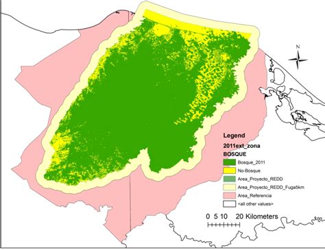 Reserva De La Biosfera Del R O Pl Tano Reas De Bosque Y No Bosque Al