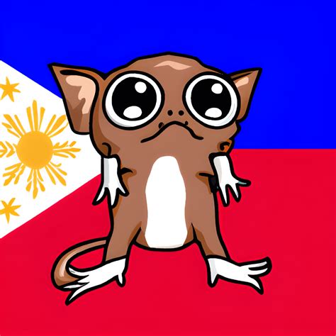 Tarsier Filipino Chibi · Creative Fabrica