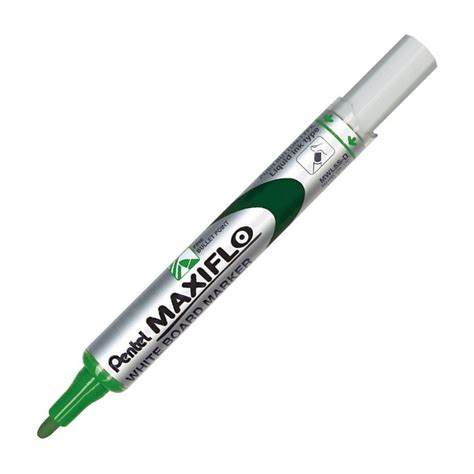 Marker do tablic suchościeralnych Pentel Maxiflo S zielony