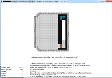 Image To Schematic File Minecraft Tool