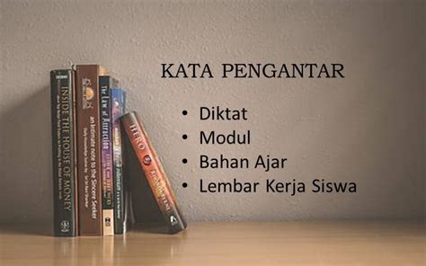 Contoh Kata Pengantar Buku Modul Atau Diktat Lks Prakarya Sanggar Model