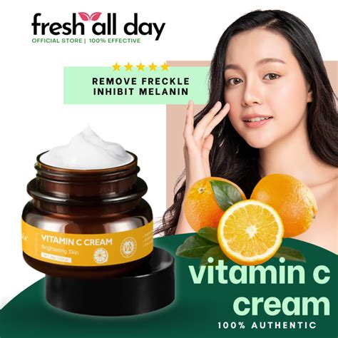 Authentic Vibrant Glamour Vitamin C Vc Whitening Face Cream Whitening