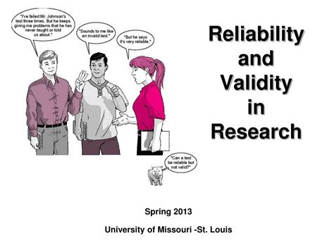 Ppt Reliability And Validity In Research Powerpoint Presentation