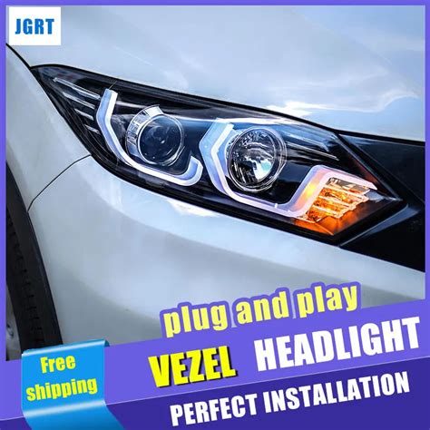 Car Styling For Honda VEZEL Headlight Assembly 2015 2016 For VEZEL LED