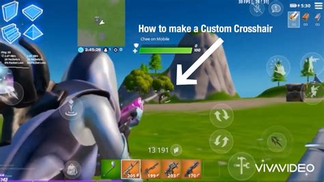 How To Get Custom Crosshair In Fortnite Mobile Youtube