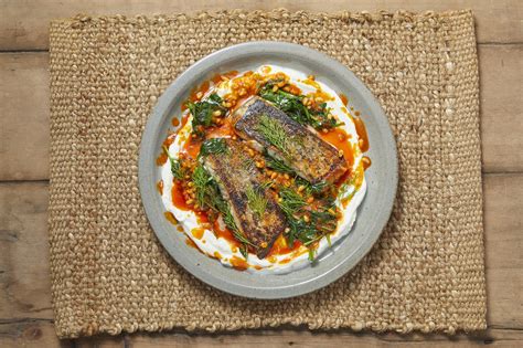 Pan Fried Barramundi with Yoghurt & Harissa Butter — Farm to Fork