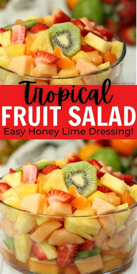 Tropical Fruit Salad Recipe The Best Hawaiian Fruit Salad Video