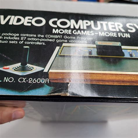 Atari 2600 Console System CX 2600A BOX ONLY NO Console EBay