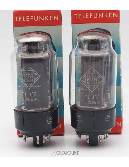 Used Telefunken EL156 Vacuum Tubes For Sale HifiShark