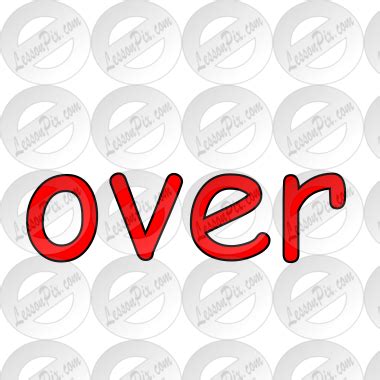 over Picture for Classroom / Therapy Use - Great over Clipart