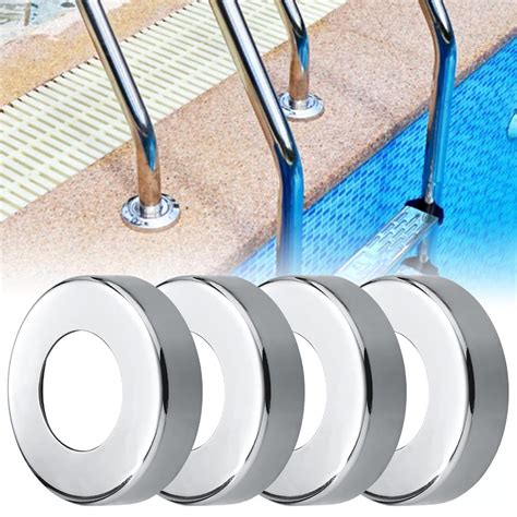 Amazon Uenede Pcs Stainless Steel Pool Ladder Escutcheon