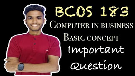 Bcos Important Question Ignou June Exam Computer