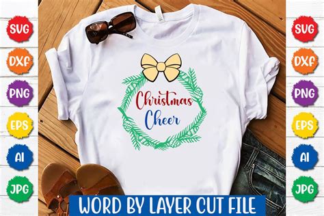 Christmas Cheer Svg Design Graphic By Svgzonebd · Creative Fabrica