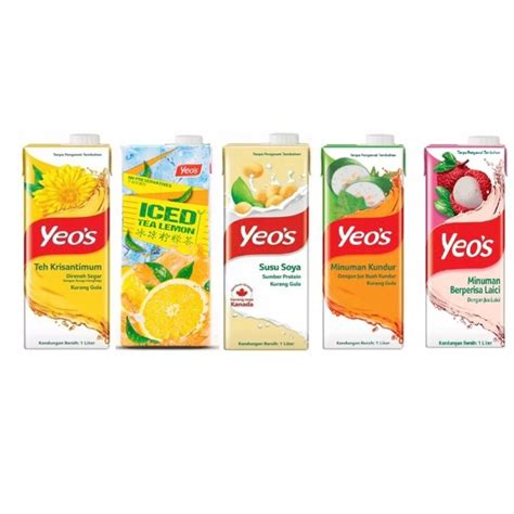 Yeos Lychee Flavour Drink Kurang Gula Laici Minuman Berperisa Laici 1