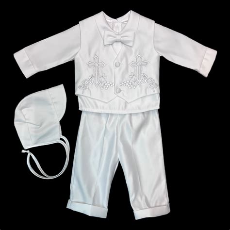 The Last Supper Baptism Vest Suit Kidzcoutureca