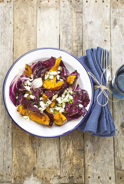 Insalata Di Zucca Arrosto Con Radicchio E Feta SuperSigma