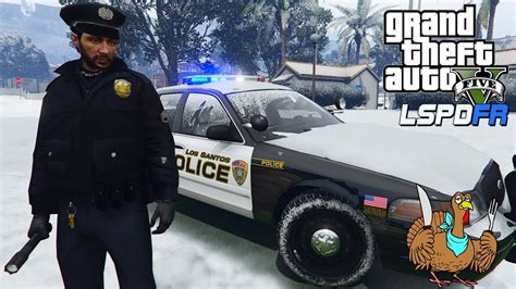 New Snow Covered Crown Vic Play As A Cop In The Snow GTA 5 LSPDFR