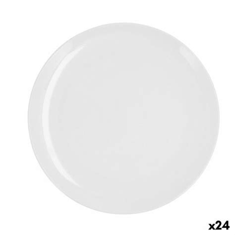 Assiette Plate Quid Select Basic Blanc Plastique 25 Cm 24 Unités à