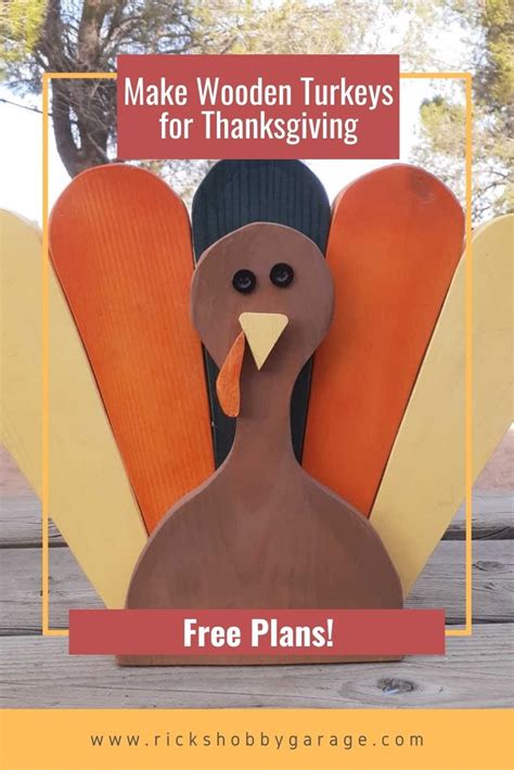 Cute Little Wooden Turkeys Free Plans Ricks Hobby Garage