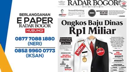 Epaper Radar Bogor 14 Agustus 2021 Radar Bogor Berita Bogor Terpercaya