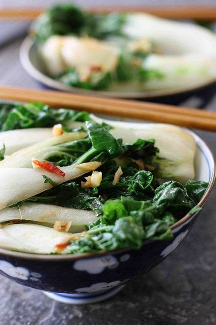 Spicy Stir Fry Bok Choy With Ginger Soy Sauce Recipe Recipes With