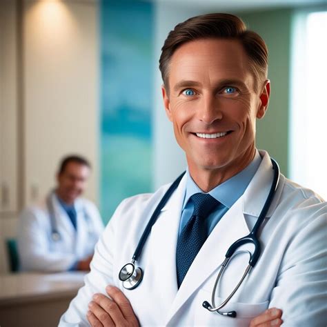 Im Dedicated To My Patients Portrait Of A Doctor Standing In An Office