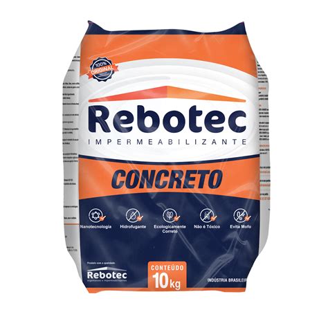 Rebotec Concreto Kg Impermeabilizante Espec Fico Para Concretos