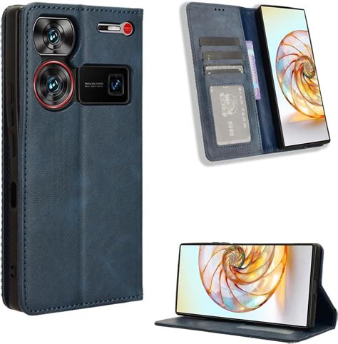 Kukoufey Compatible Con Zte Nubia Z Ultra Funda Carcasa Flip Leather