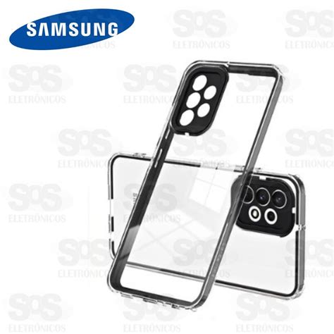 Capa Transparente Borda Samsung A Cores Sortidas