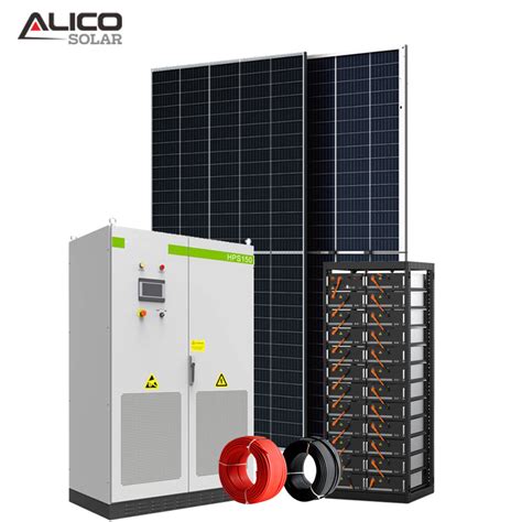 Alicosolar Big 100kw 200kw 500kw 1MW On Grid Solar System For Viet Nam