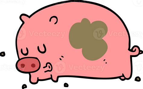 Cute Cartoon Pig 45075945 Png