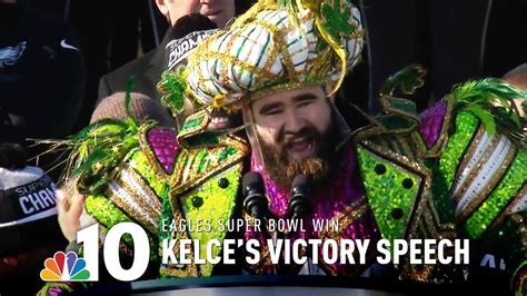 Jason Kelce S Passionate Philadelphia Eagles Super Bowl Celebration