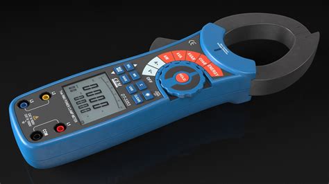 3D Clamp Digital Wattmeter CEM Blue TurboSquid 1893581